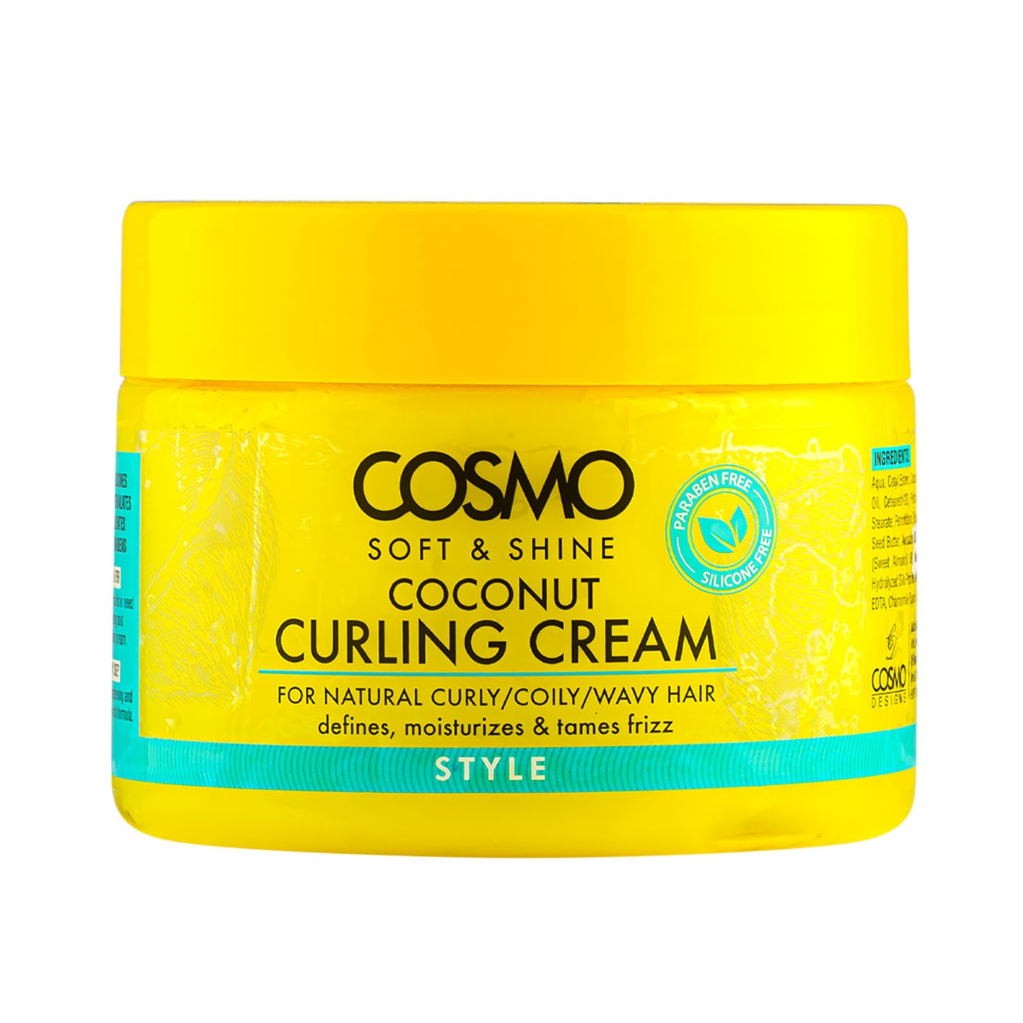 COSMO SOFT & SHINE COCONUT CURLING CREAM STYLE – 325G