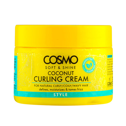 COSMO SOFT & SHINE COCONUT CURLING CREAM STYLE – 325G