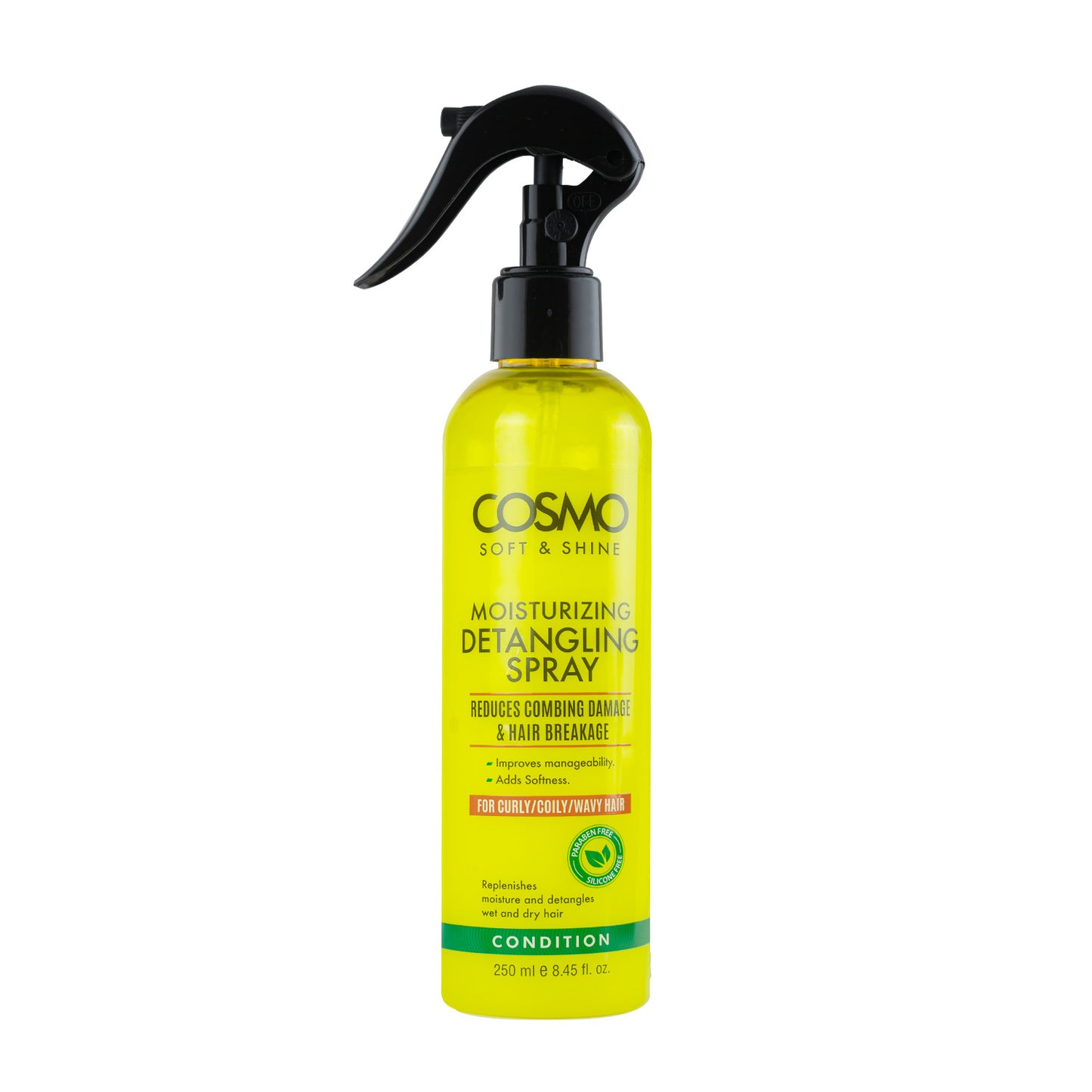 COSMO SOFT & SHINE MOISTURIZING DETANGLING SPRAY CONDITION -250ML