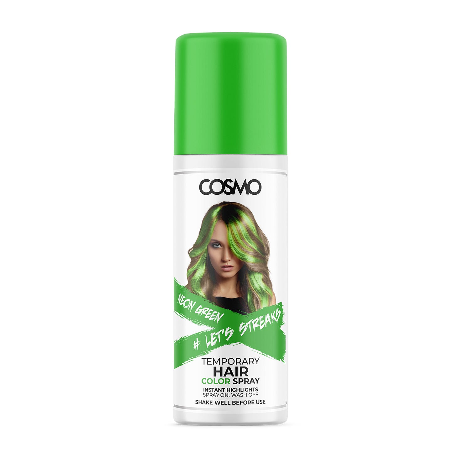 NEON HAIR COLOUR SPRAY - GREEN