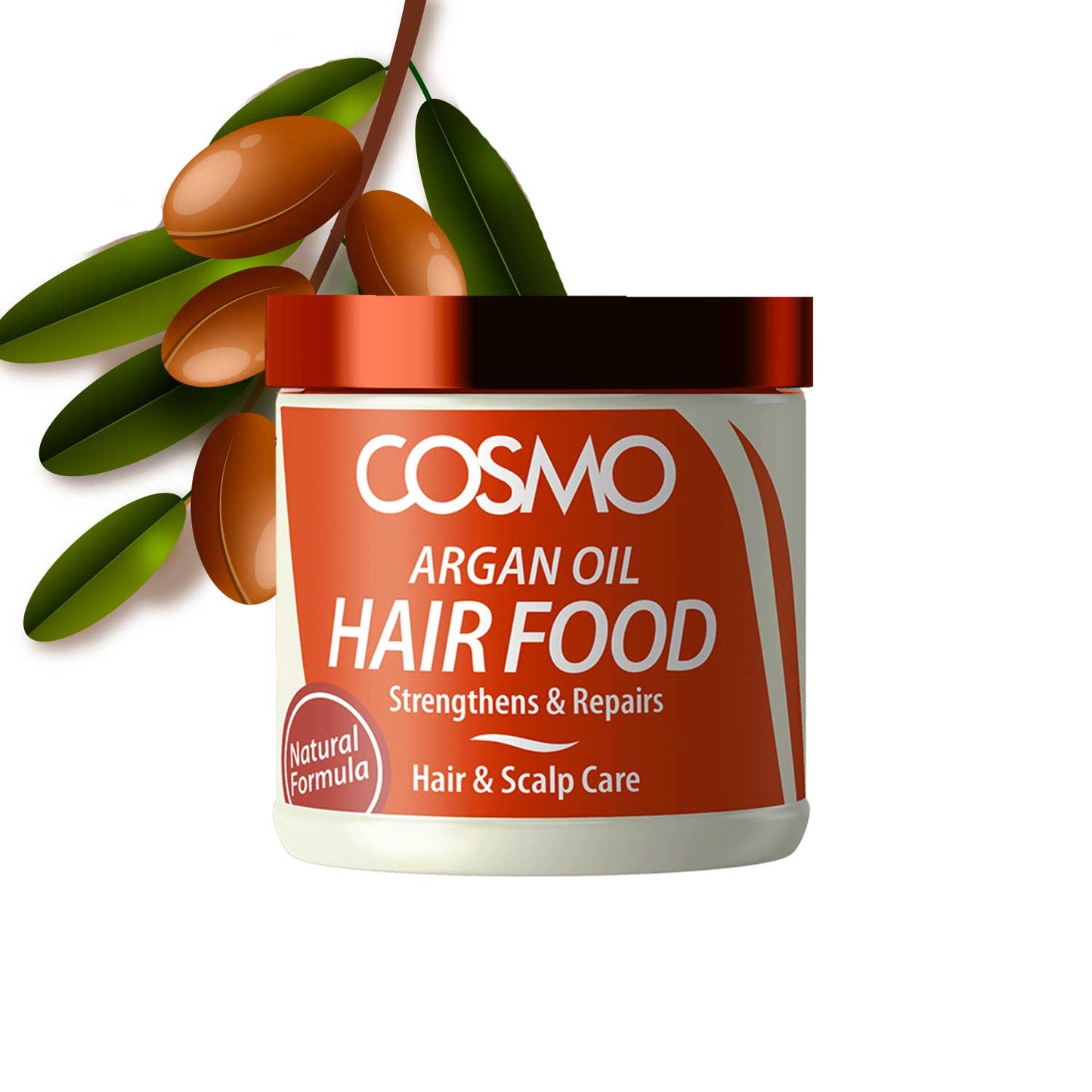 ARGAN OIL HAIR FOOD FORMULA - STRENGTHENS & REPAIR HAIR