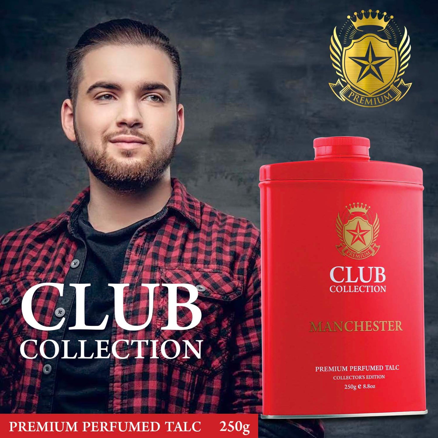 MANCHESTER PREMIUM PERFUMED TALC