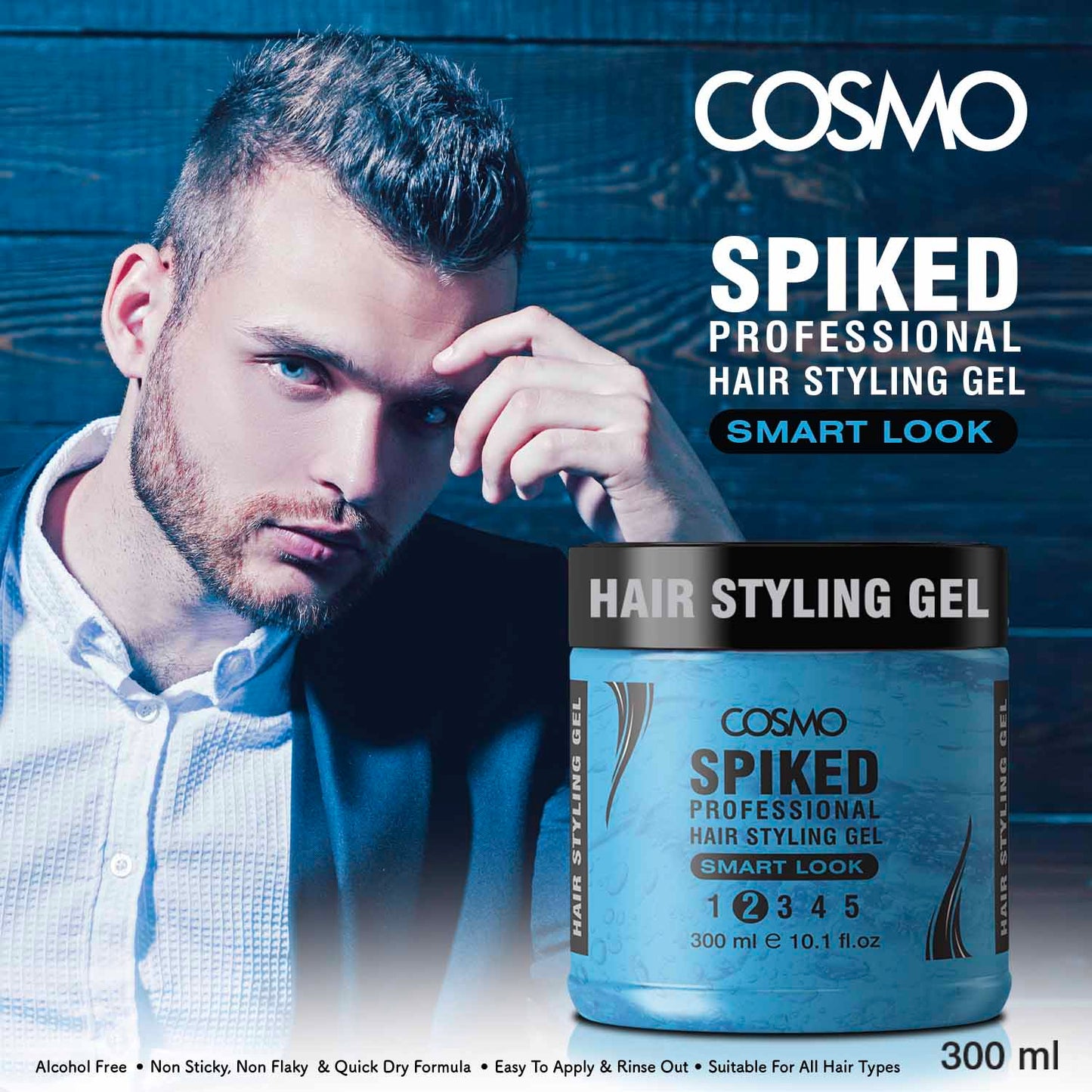 SPIKED PROFESSIONAL HAIR STYLING GEL - SMART LOOK