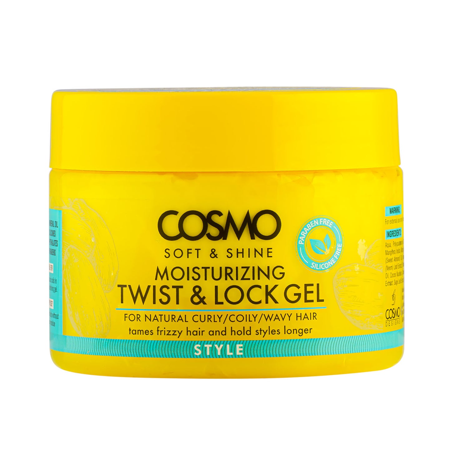 COSMO SOFT & SHINE MOISTURIZING TWIST & LOCK GEL - 325G