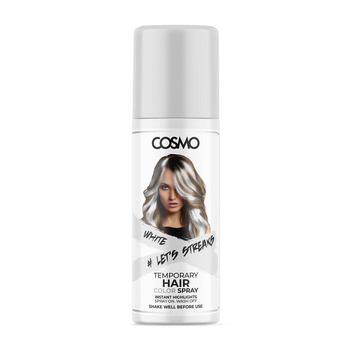 NEON HAIR COLOUR SPRAY - WHITE