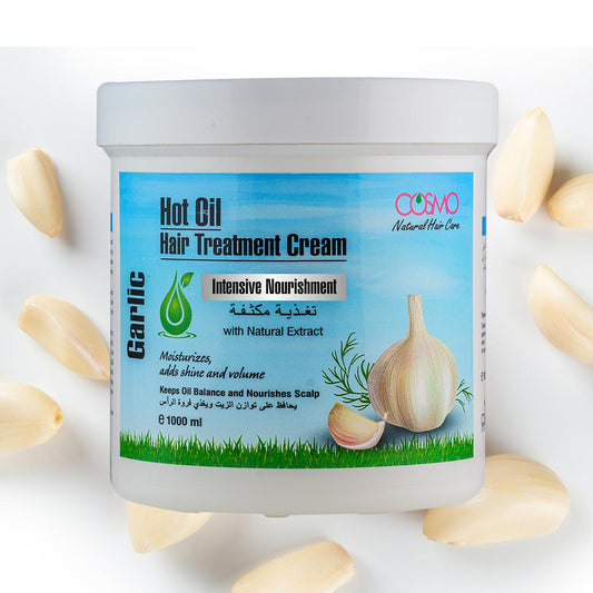 GARLIC - HOT OIL HAIR TREATMENT CREAM - INTENSIVE NOURISHMENT