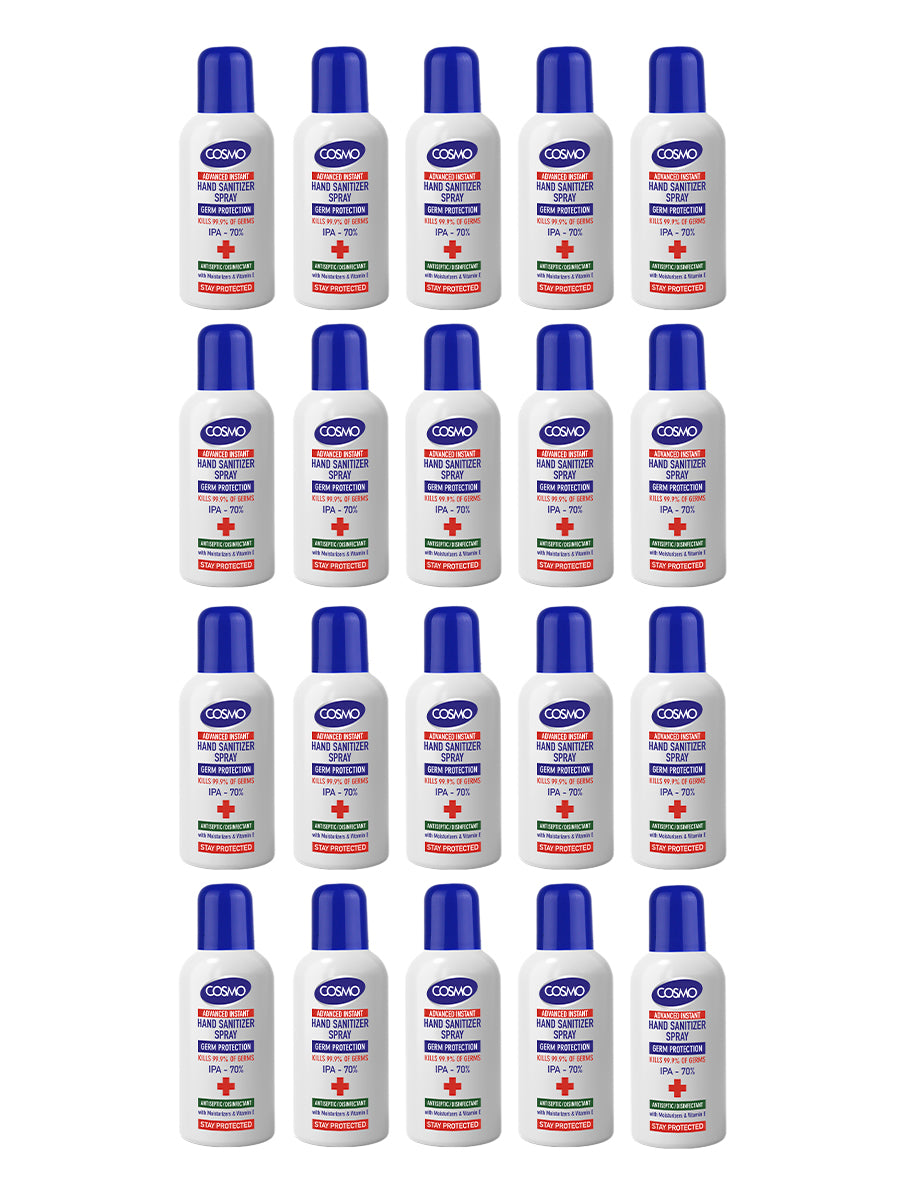 Advanced Instant Hand Sanitizer Spray 100ML - 20PC