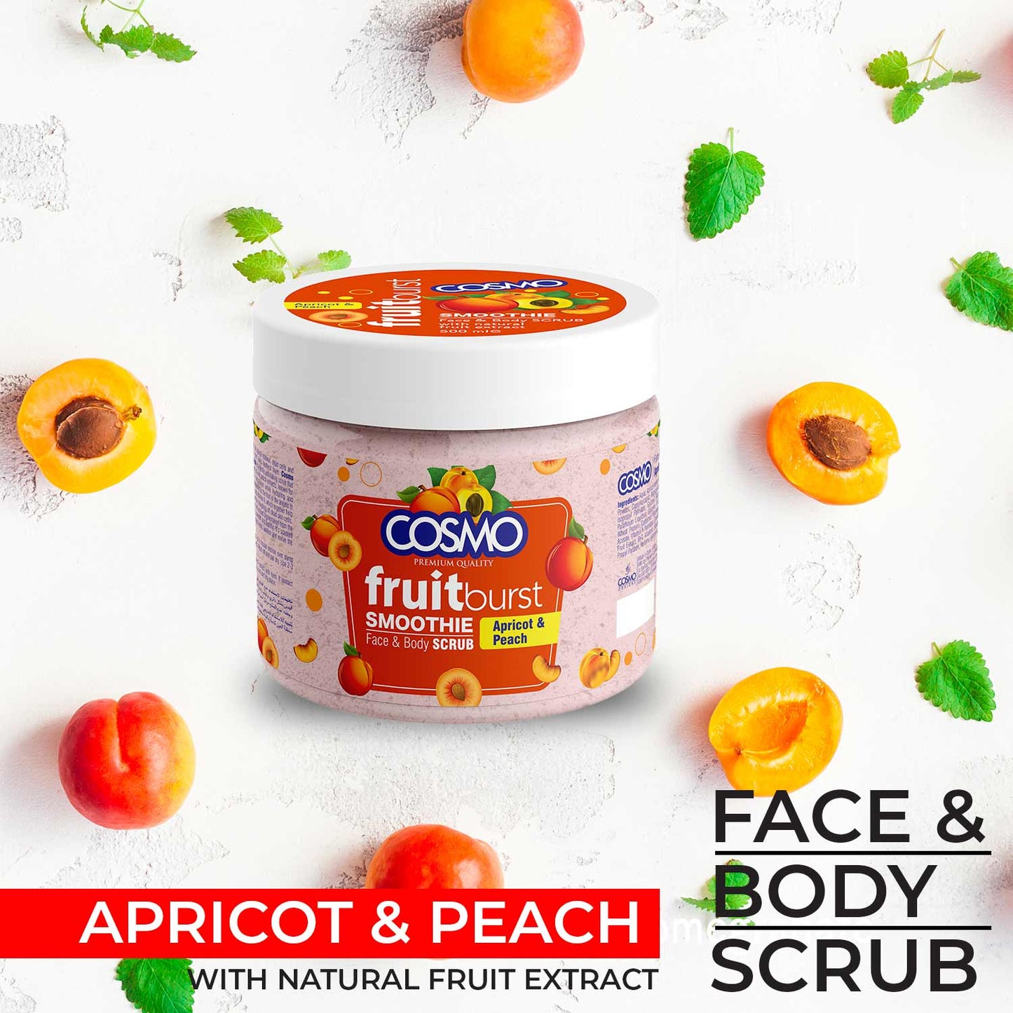 APRICOT & PEACH FACE & BODY SCRUB