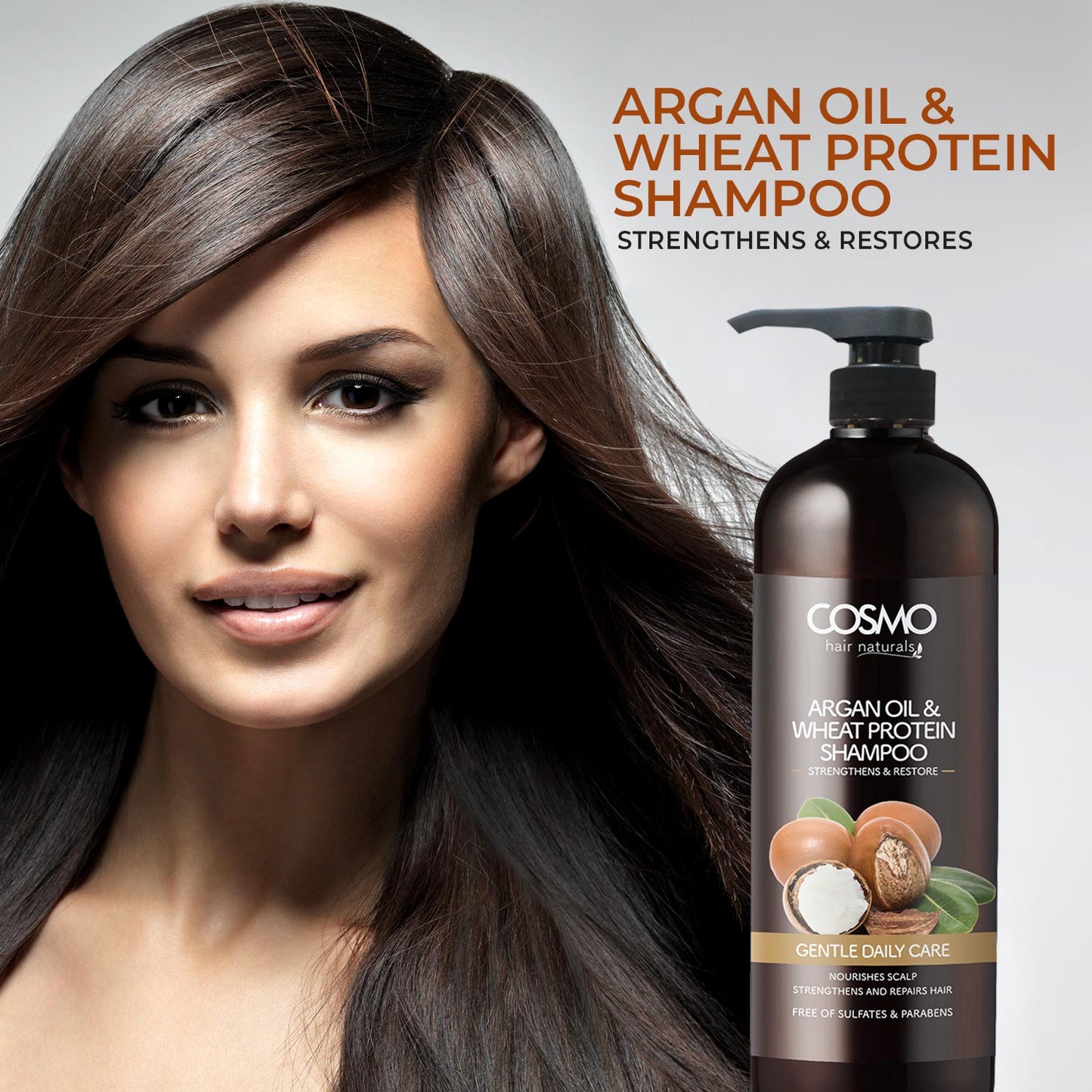 GENTLE DAILY CARE - ARGAN OIL & WHEAT PROTEIN SHAMPOO