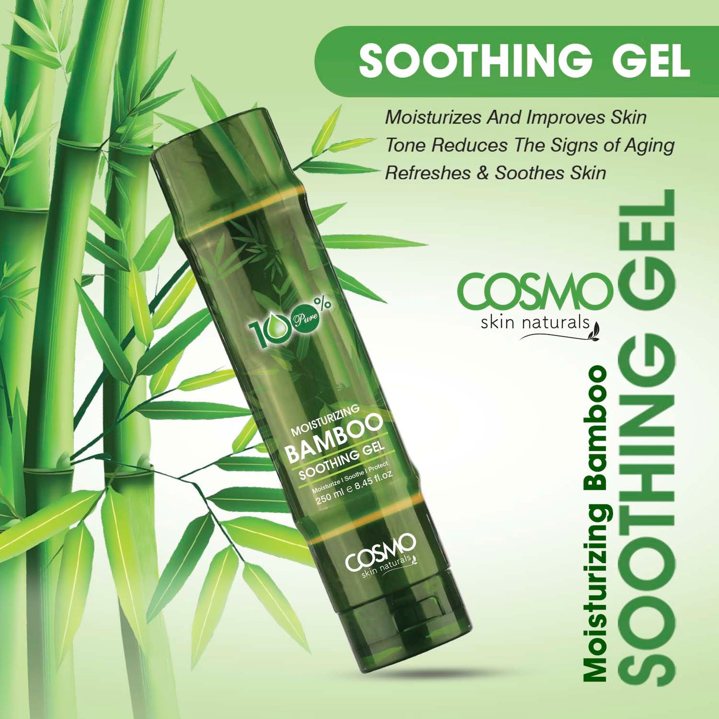 MOISTURIZING BAMBOO 100% PURE - SOOTHING GEL