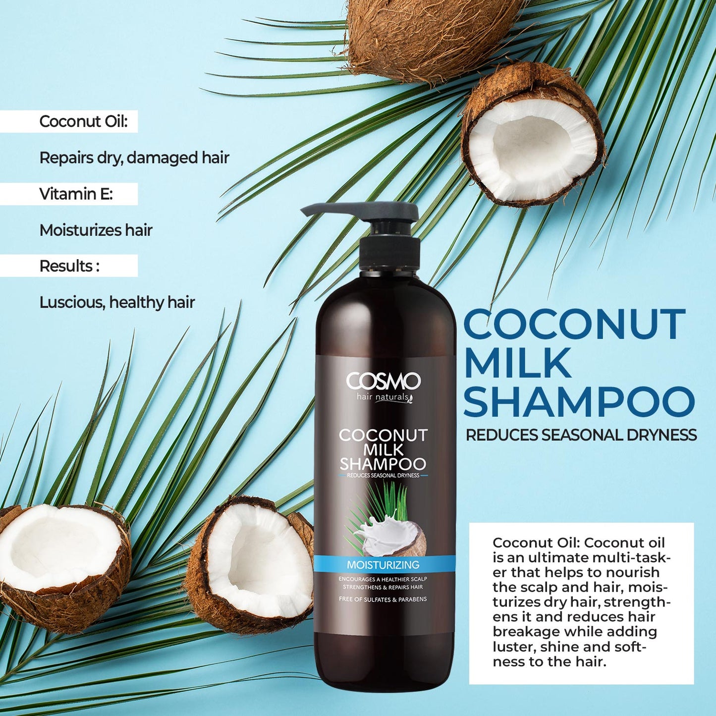 MOISTURIZING - COCONUT MILK SHAMPOO