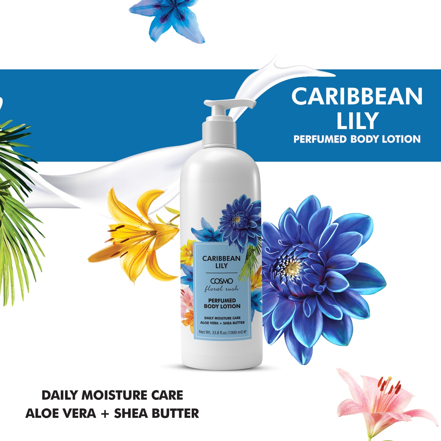 CARIBBEAN LILY PERFUMED BODY LOTION