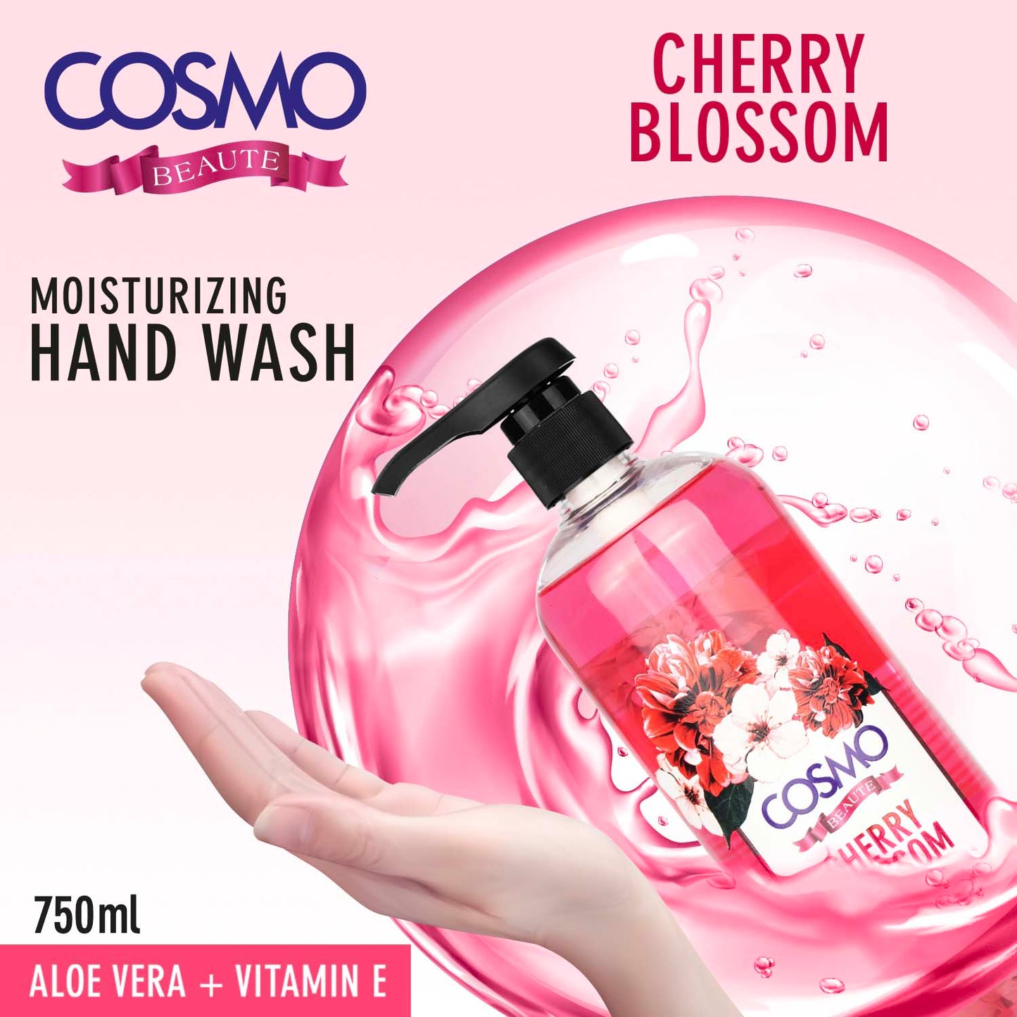 MOISTURIZING HAND WASH - CHERRY BLOSSOM