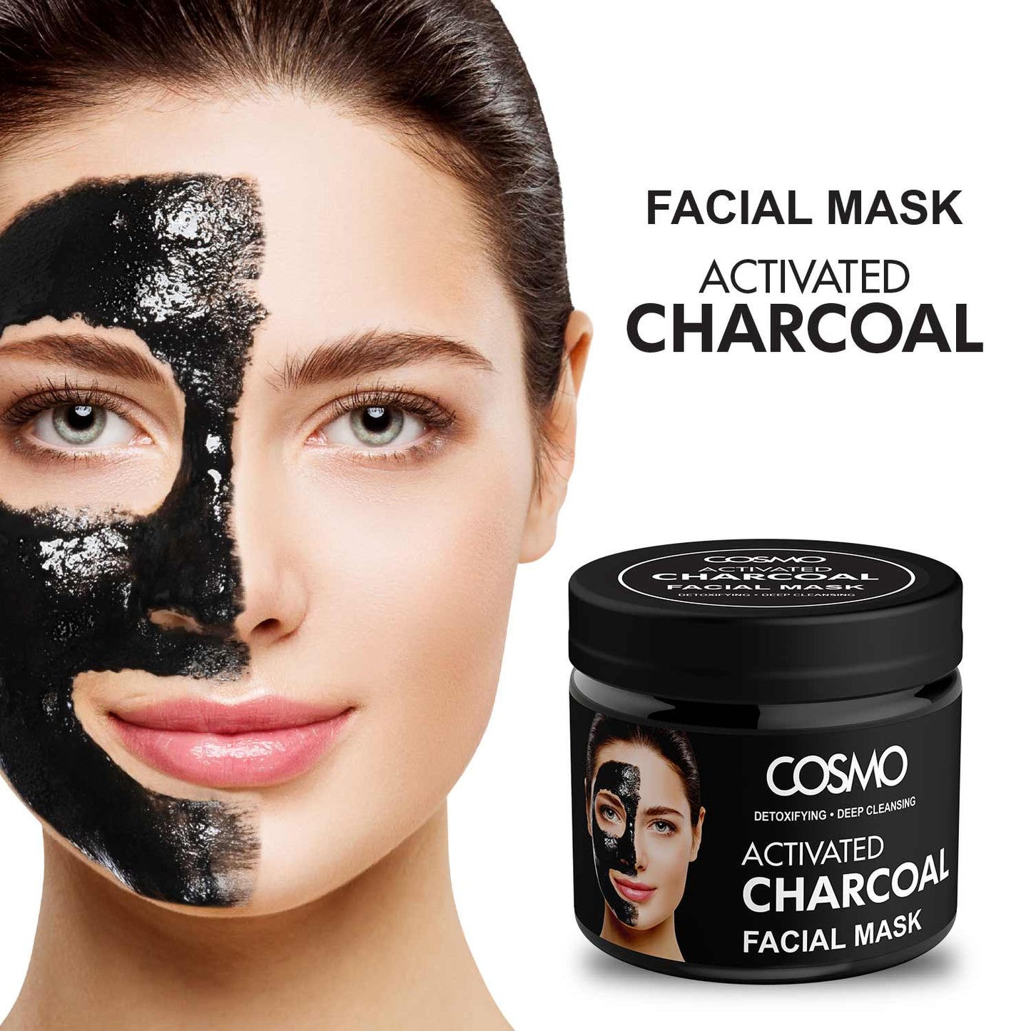 ACTIVATED CHARCOAL FACIAL MASK - 200G