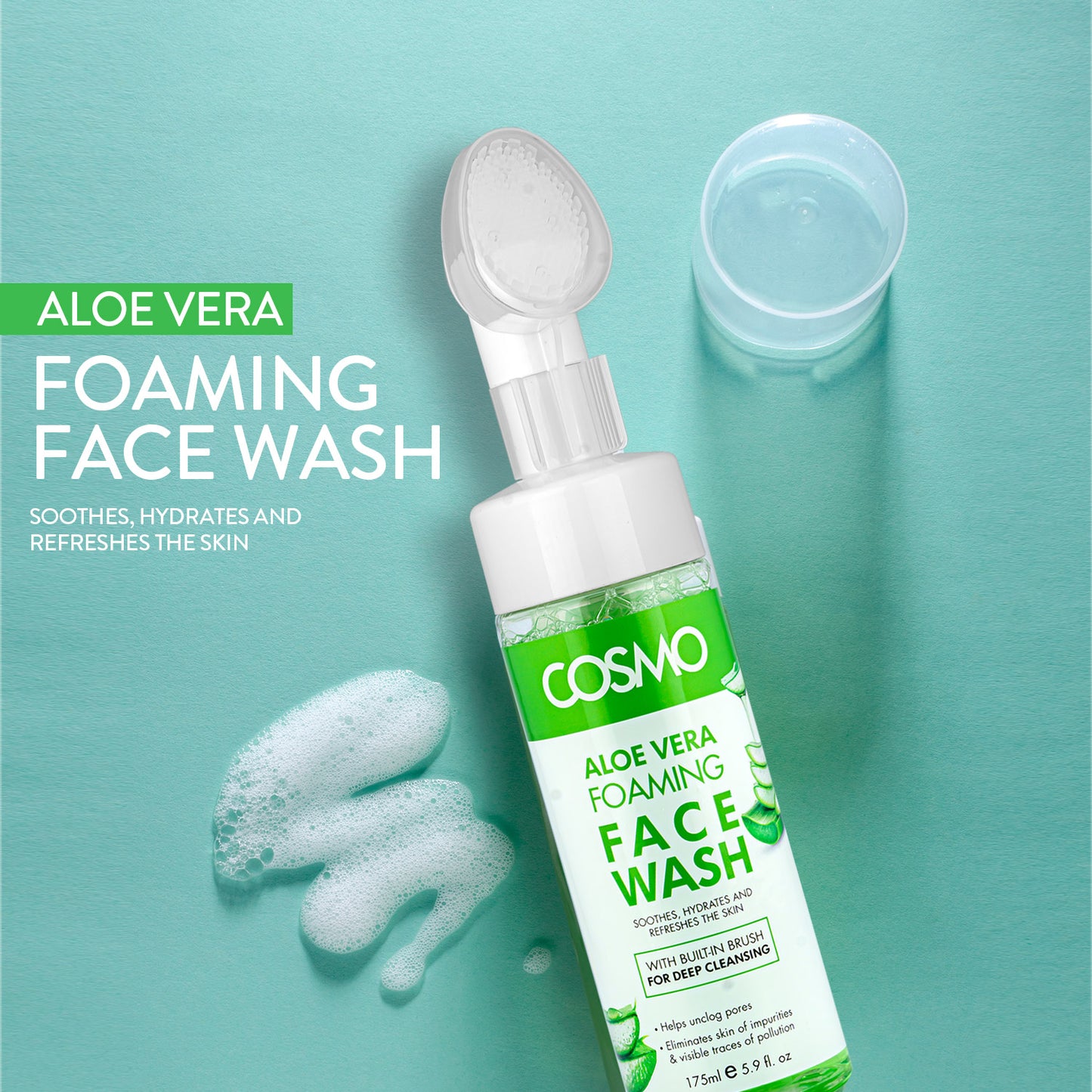 ALOE VERA FOAMING FACE WASH - 175ML