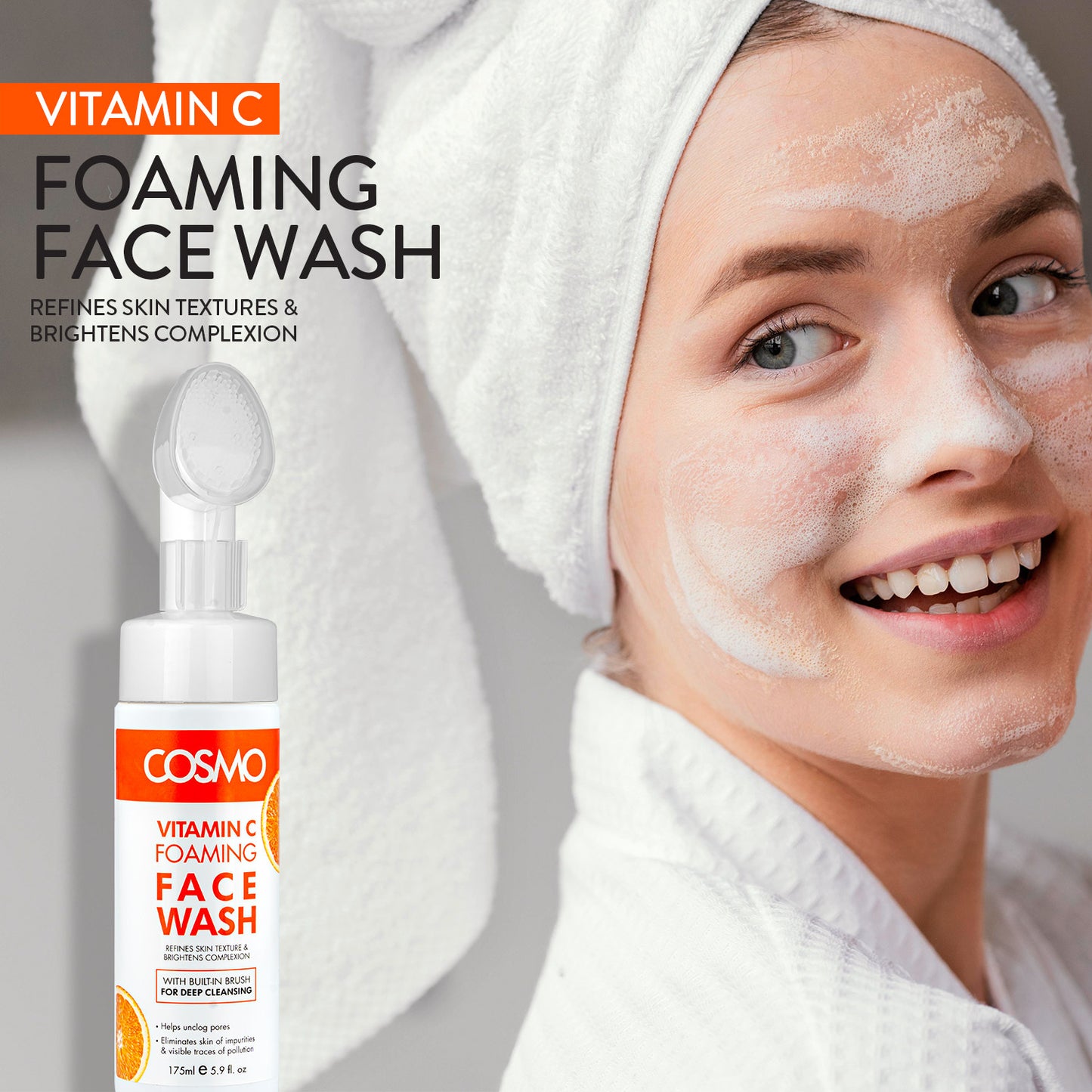 VITAMIN C FOAMING FACE WASH - 175ML