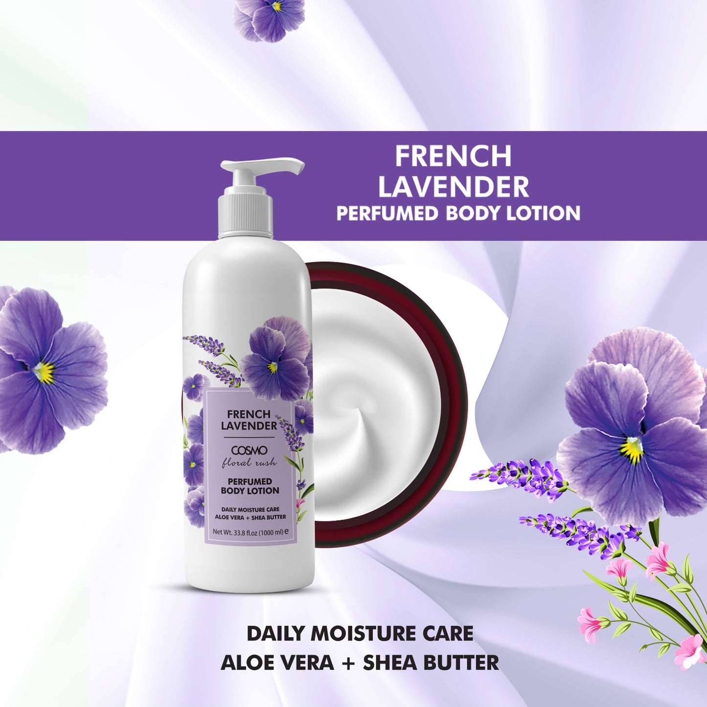 FRENCH LAVENDER  PERFUMED BODY LOTION