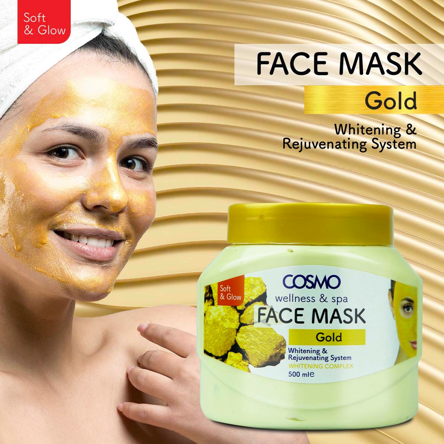 GOLD FACE MASK