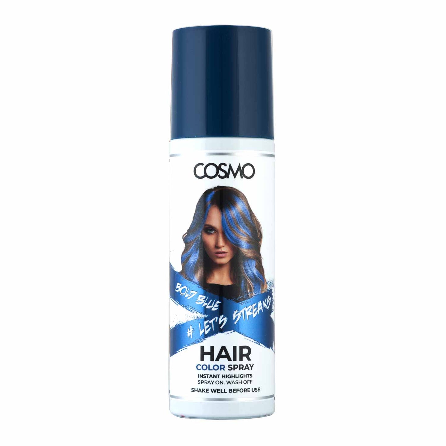 TEMPORARY HAIR COLOUR SPRAY - BOLD BLUE