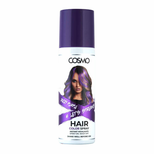 TEMPORARY HAIR COLOUR SPRAY - JAZZY PURPLE