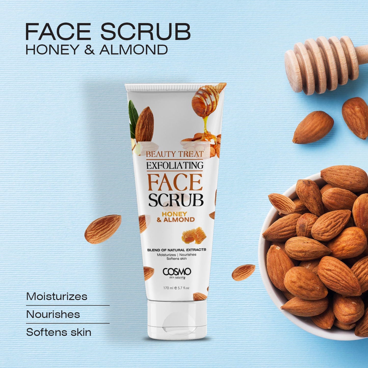 HONEY & ALMOND FACE SRCUB