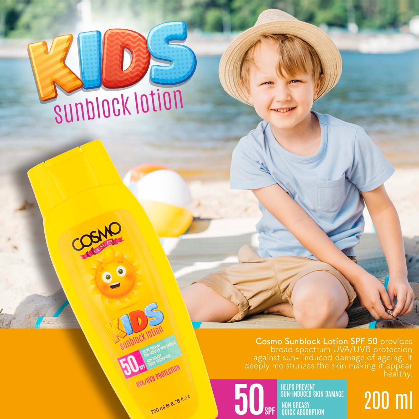 KIDS SUNBLOCK LOTION SPF 50