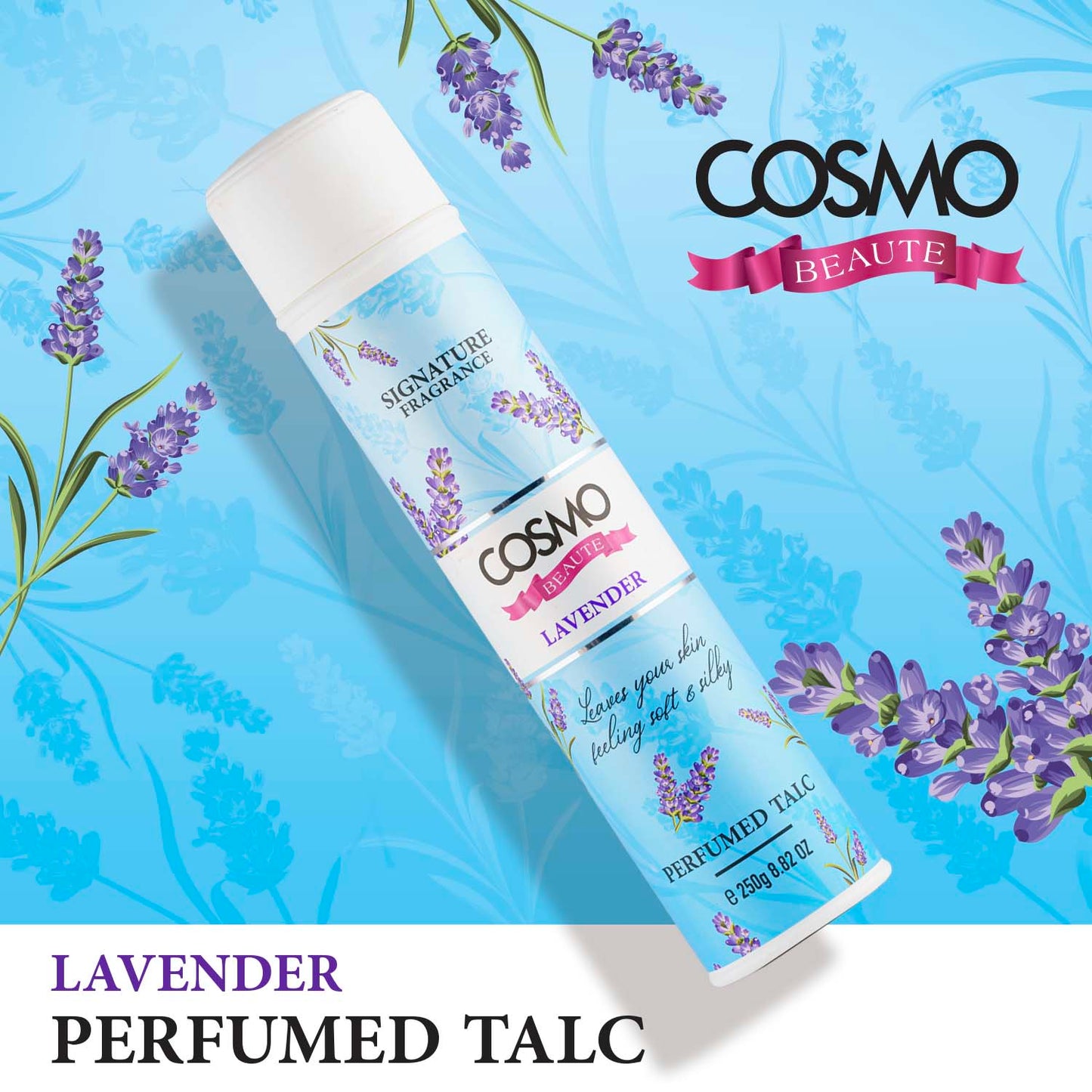 LAVENDER - COSMO BEAUTE PERFUMED TALC