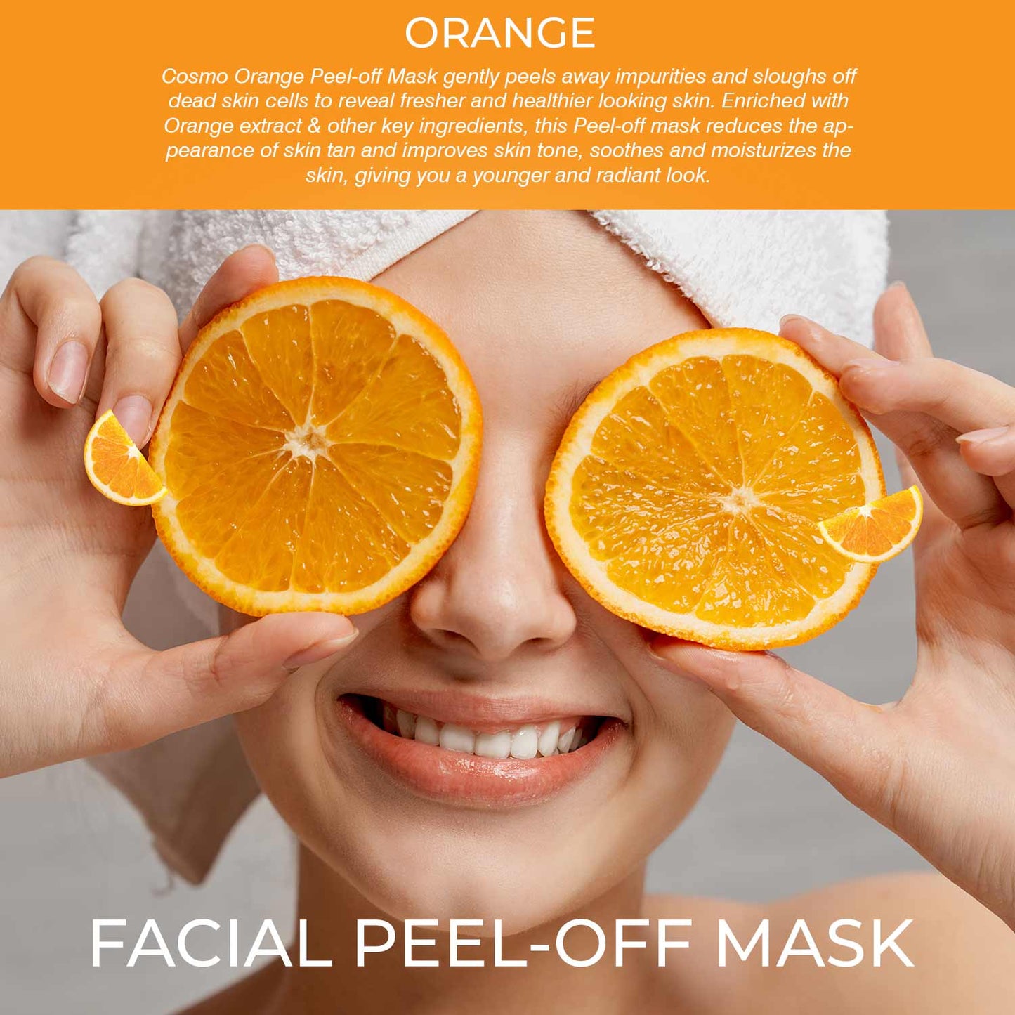 ORANGE PEEL-OFF MASK