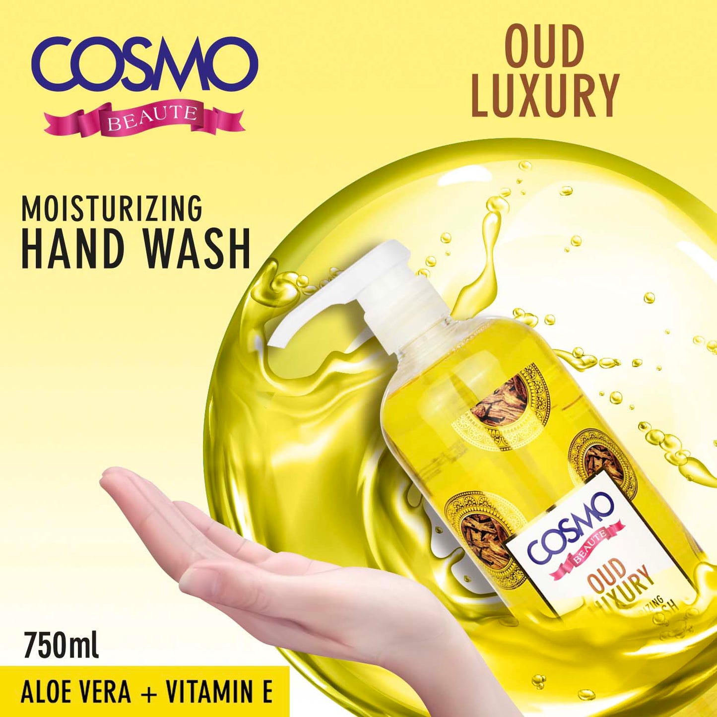 MOISTURIZING HAND WASH - OUD LUXURY