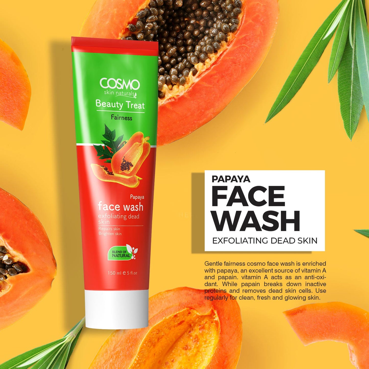 BEAUTY TREAT FAIRNESS - PAPAYA FACE WASH