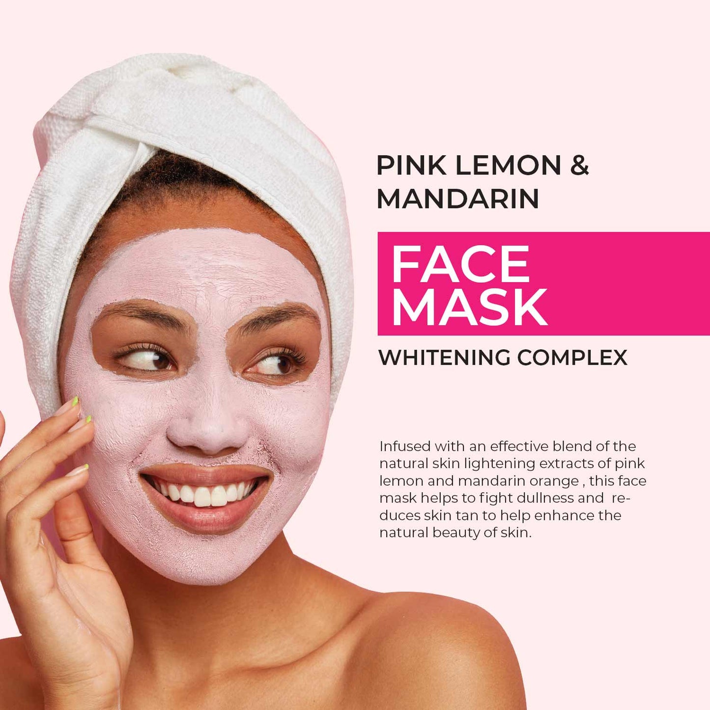 PINK LEMON & MANDARIN FACE MASK