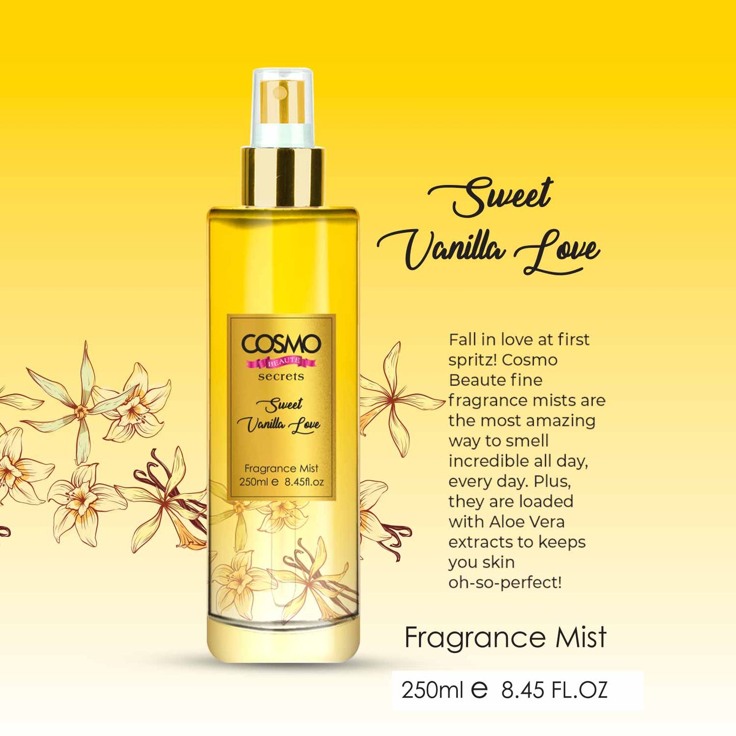 SWEET VANILLA LOVE - FRAGRANCE MIST