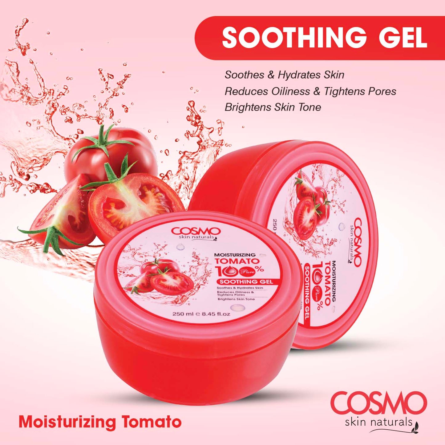 MOISTURIZING TOMATO 100% PURE - SOOTHING GEL