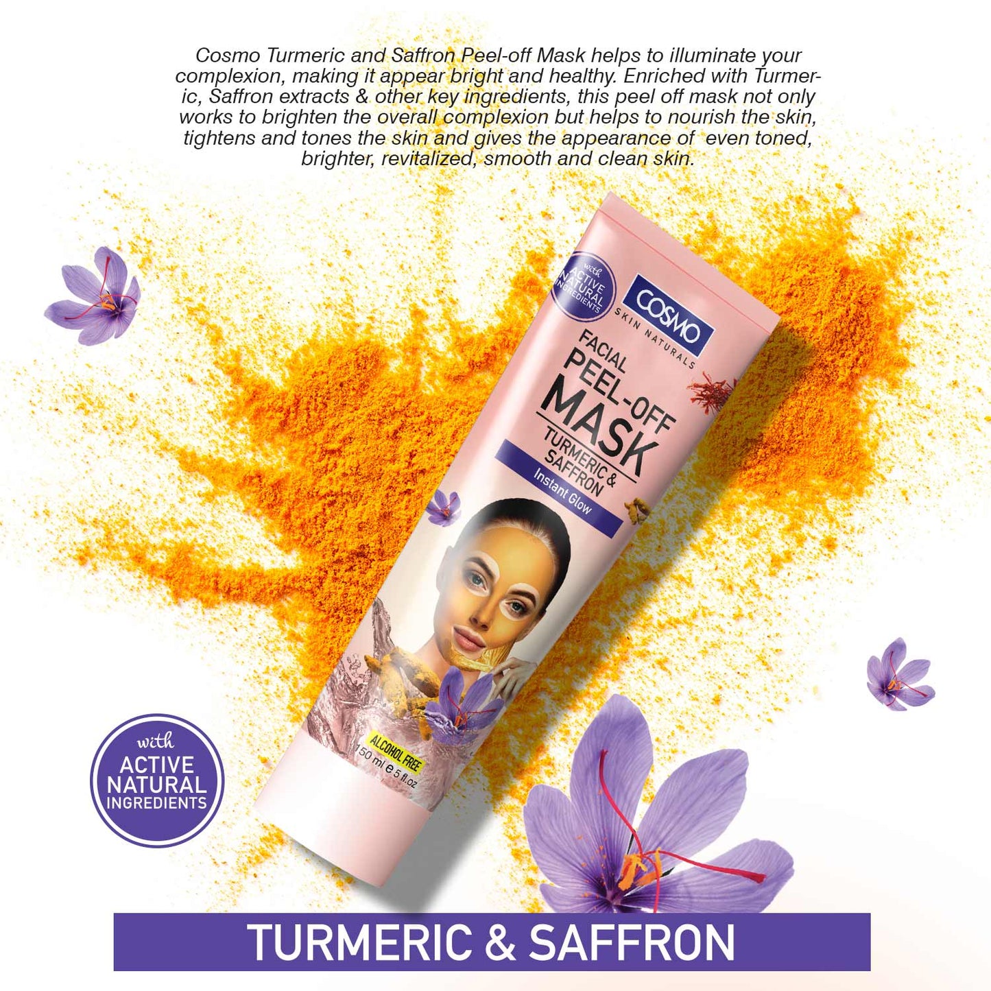 TURMERIC & SAFFRON PEEL-OFF MASK