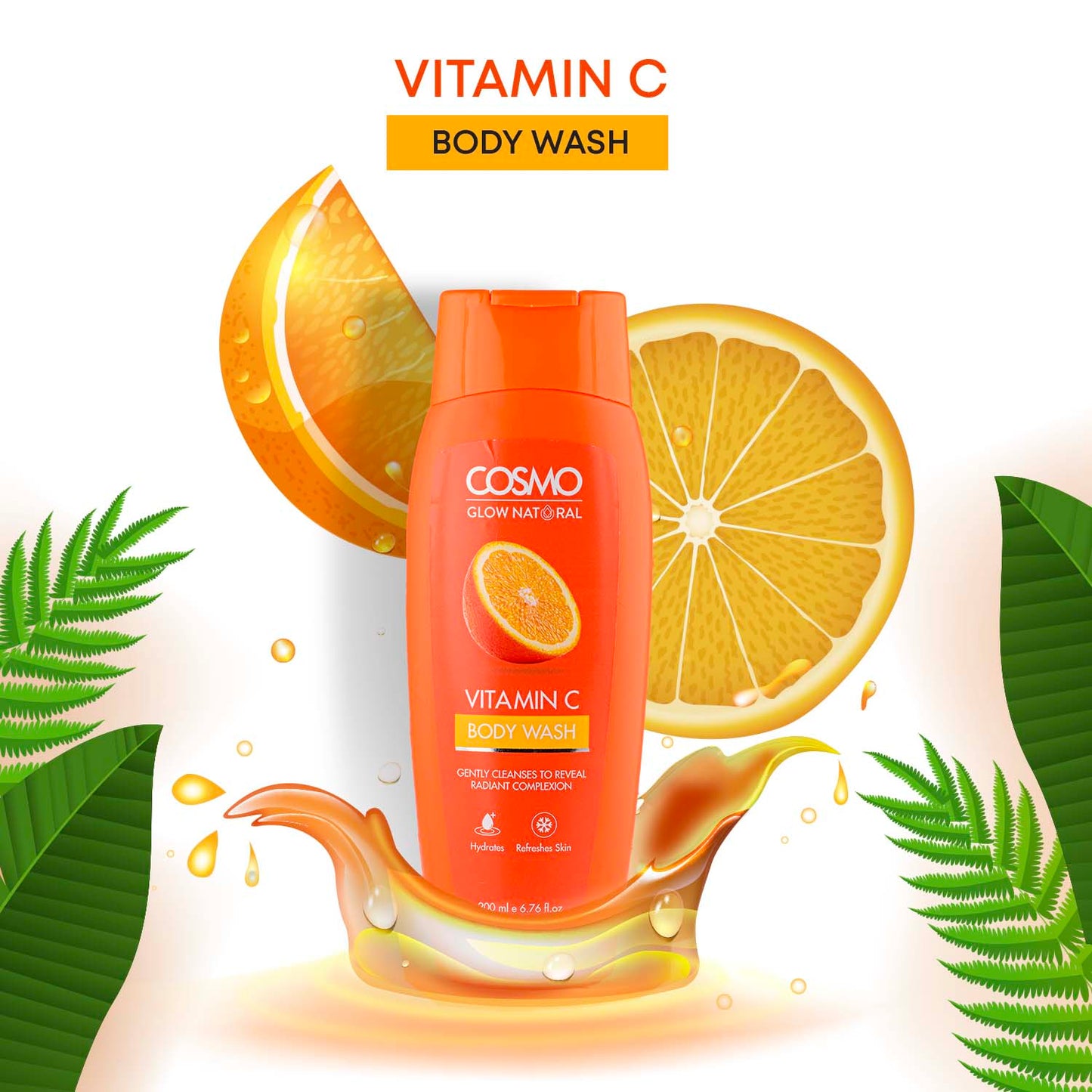 VITAMIN C BODY WASH 200ML