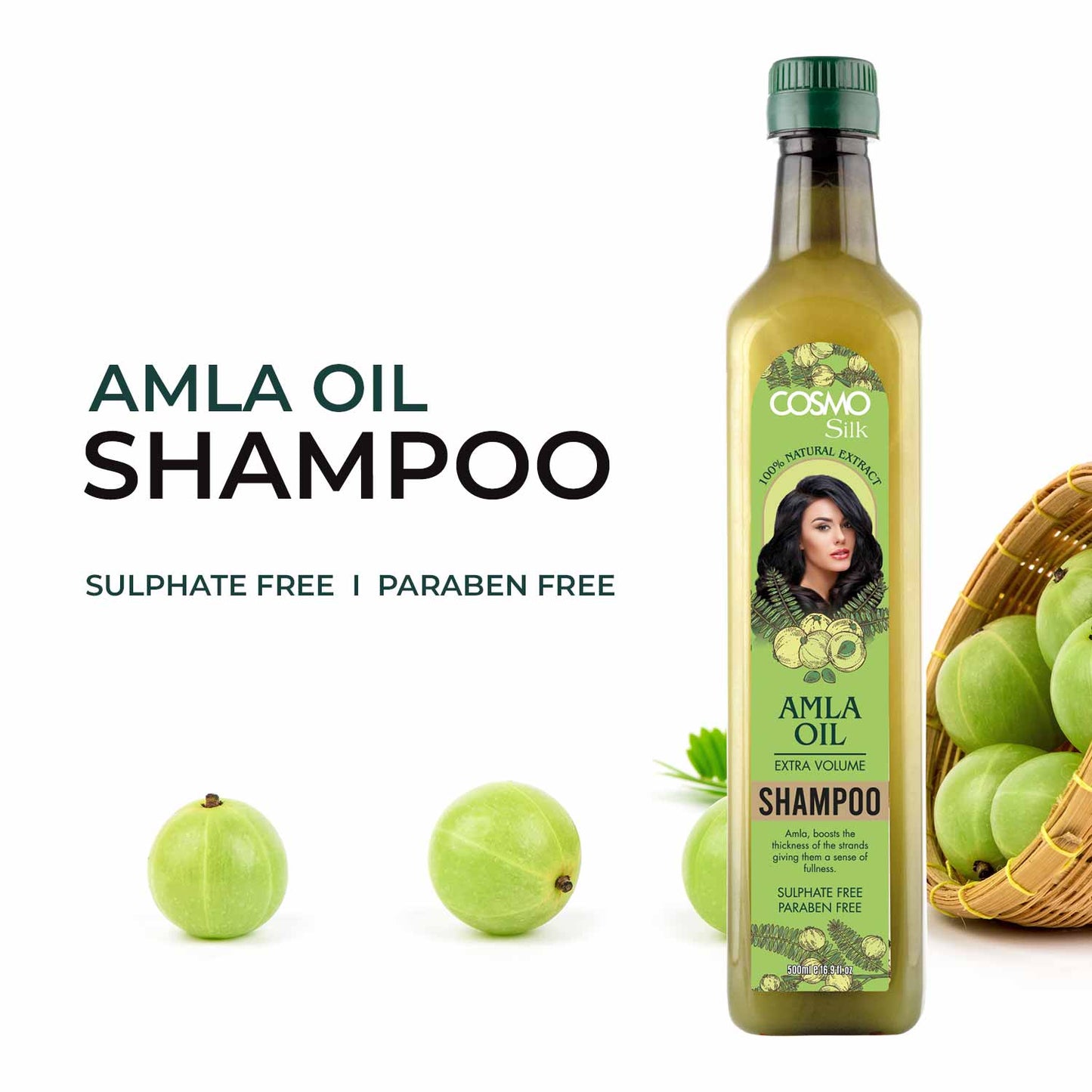 AMLA OIL EXTRA VOLUME SHAMPOO - 500ML