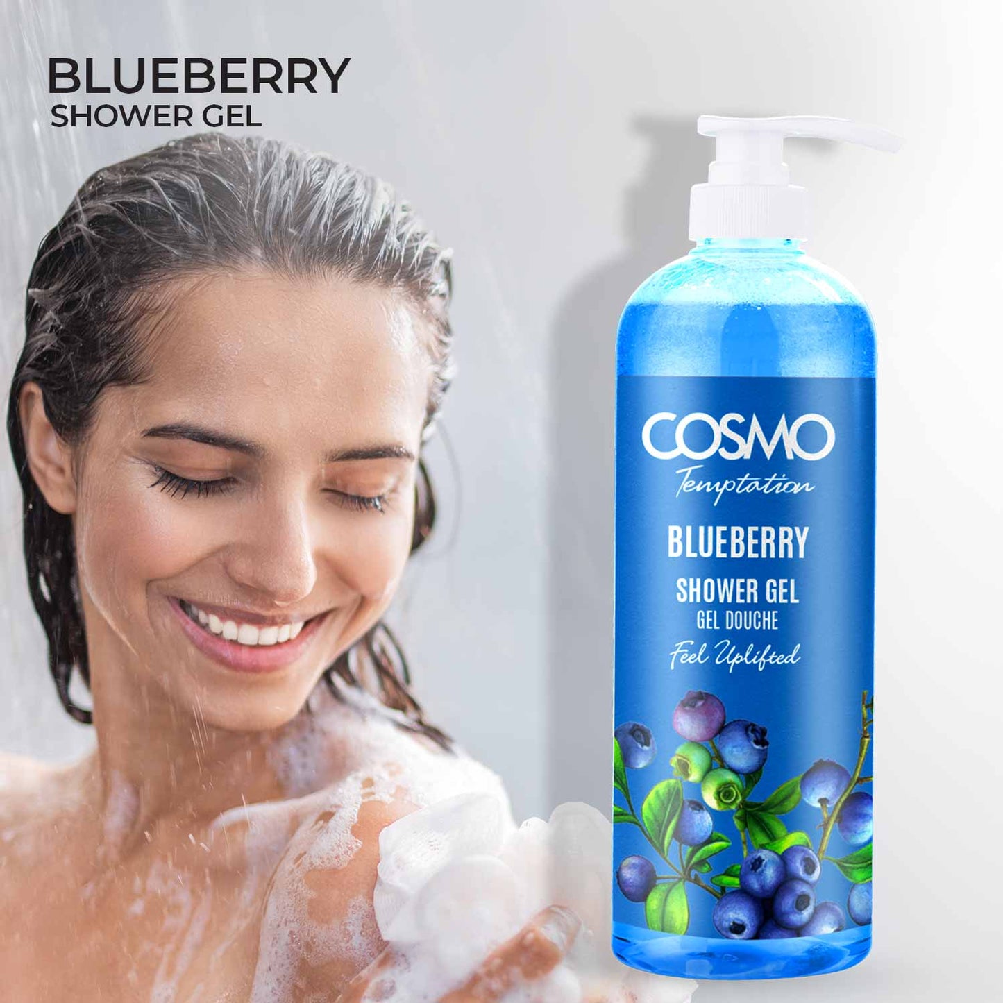 TEMPTATION SHOWER GEL - BLUEBERRY