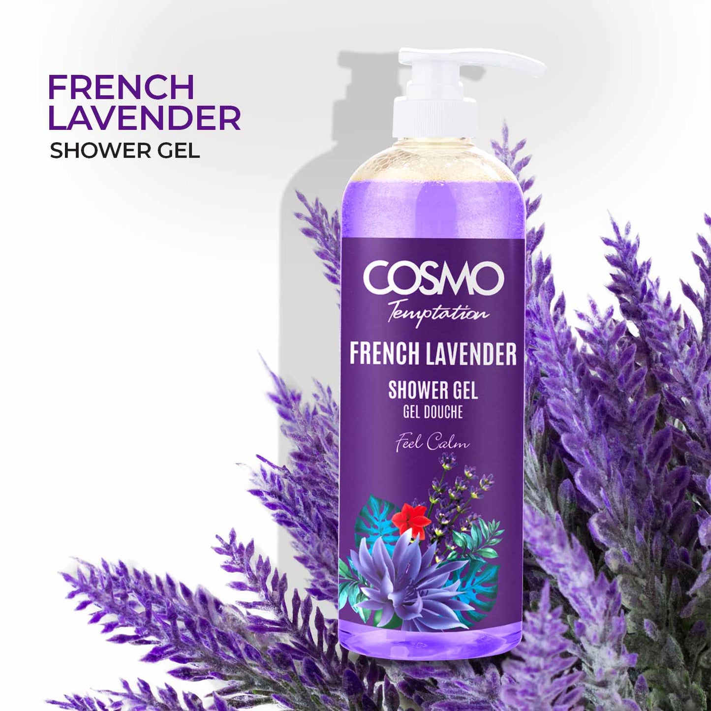 TEMPTATION SHOWER GEL - FRENCH LAVENDER