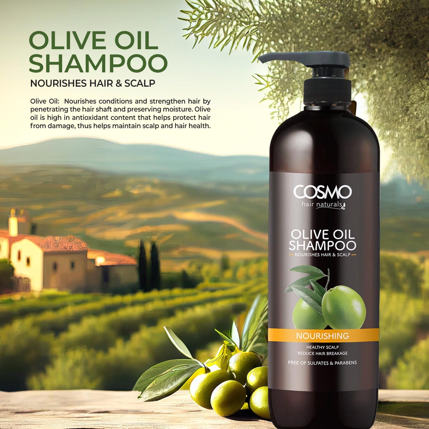 NOURISHING - OLIVE OIL SHAMPOO