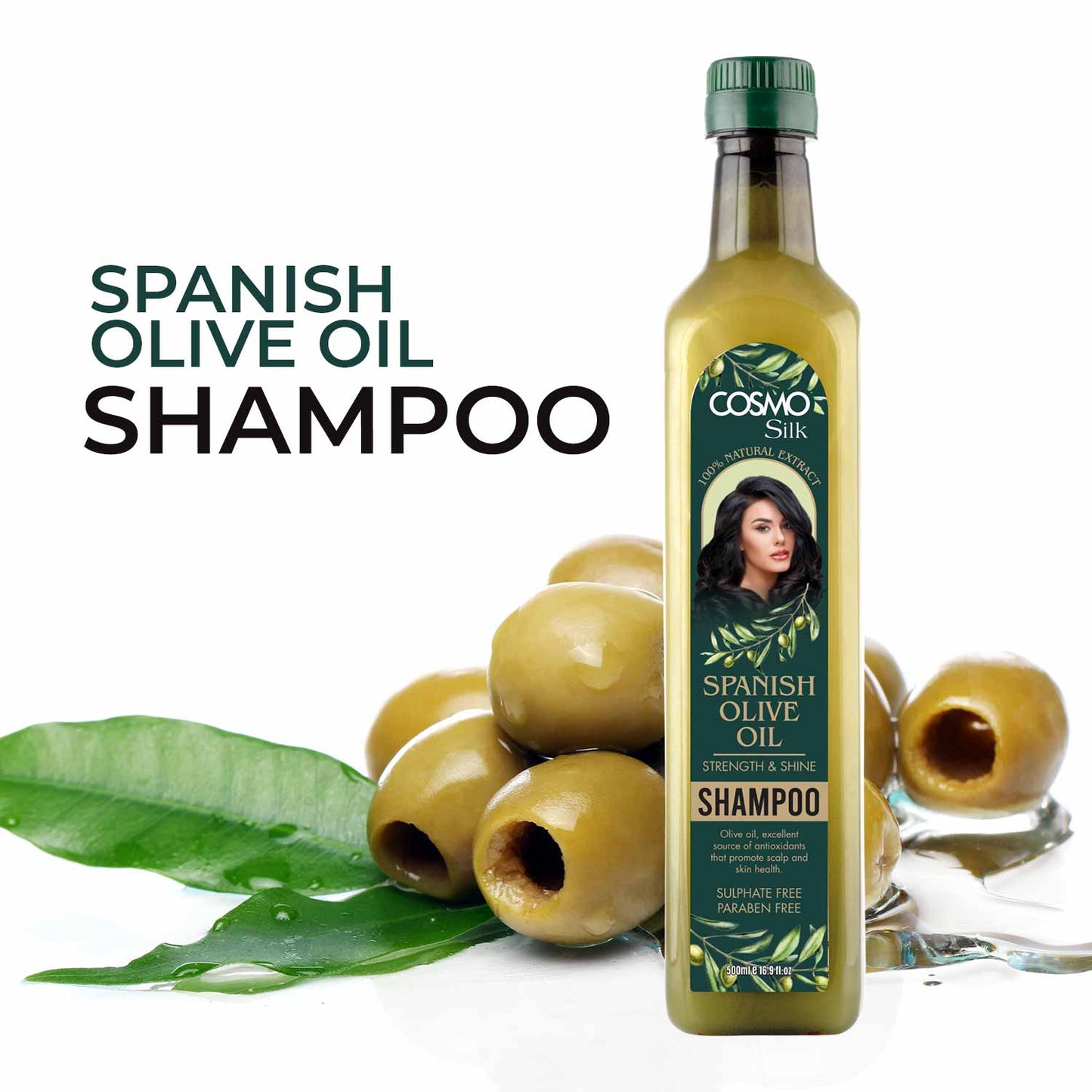 SPANISH OLIVE OIL STRENGTH & SHINE SHAMPOO - 500ML