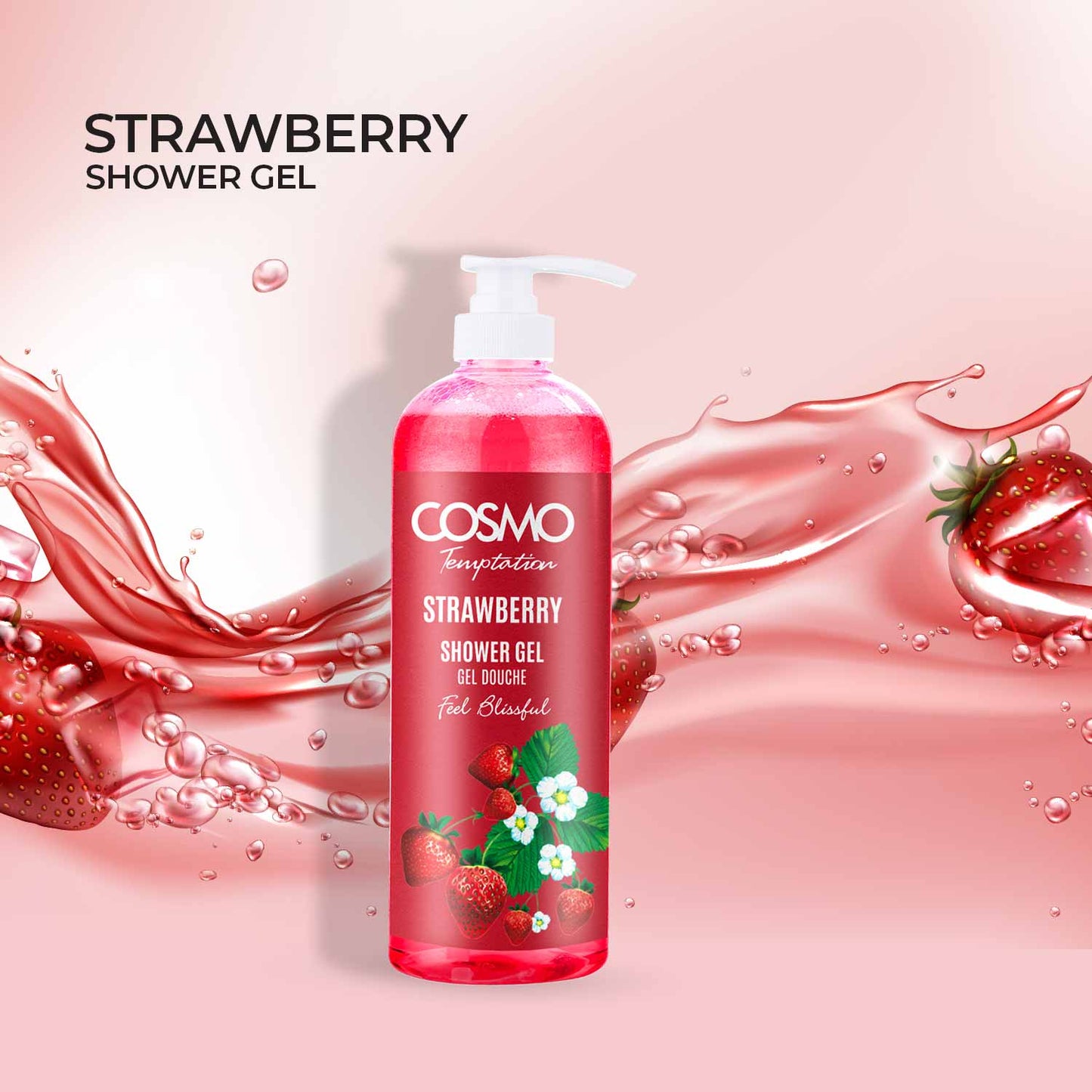 TEMPTATION SHOWER GEL - STRAWBERRY